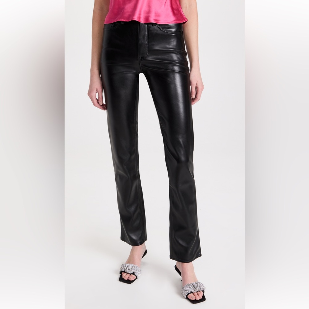 Good American Better Than Leather Good Icon Pants